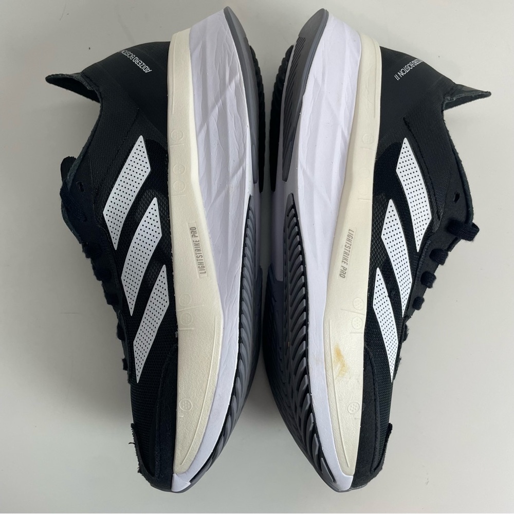 adidas Black White Women's Running Sneakers - Picture 9 of 14